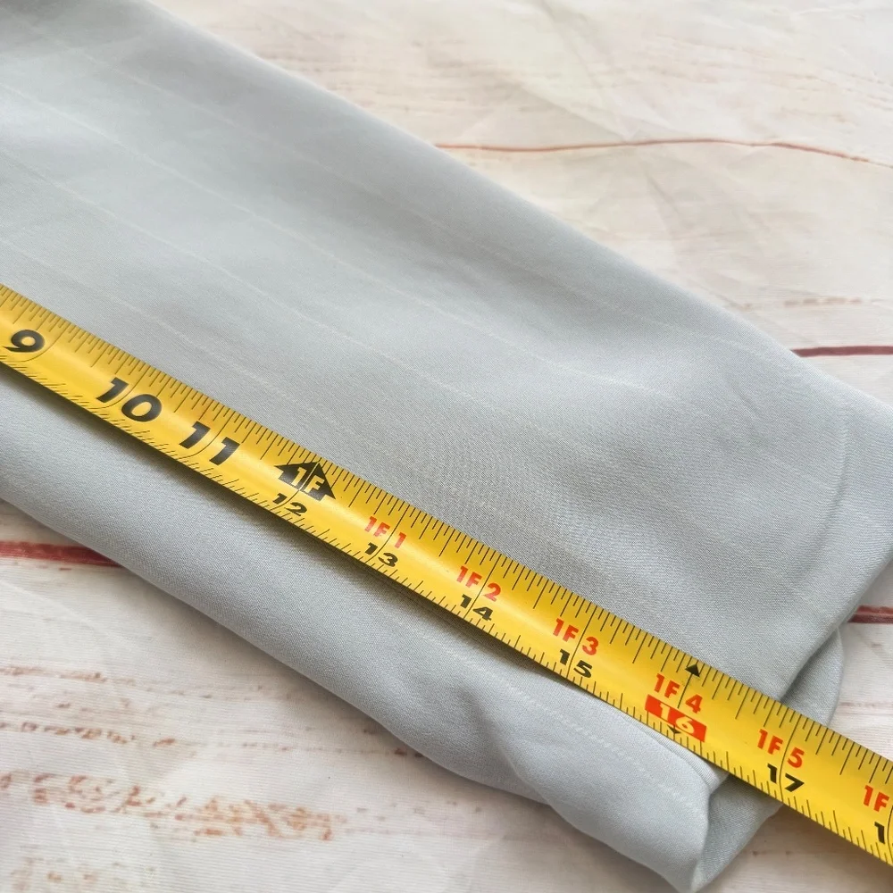 LAUREN Ralph Lauren | Silk Blend Blazer Jacket‎ | Size 12 | Light Blue - Picture 6 of 9